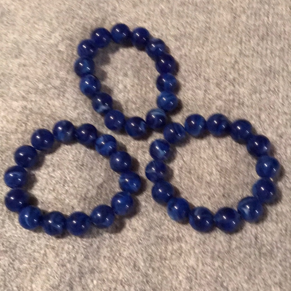 Blue beads/ braclets